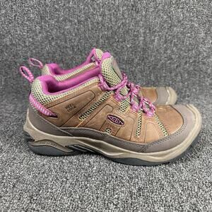 Keen Women Circadia Vent Hiking Shoes Running Trail Dark Brown Purple Size 9